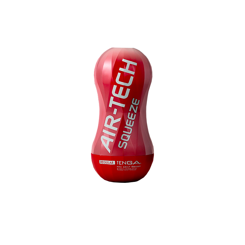 日本TENGA%20AIR TECH軟殼擠壓飛機杯%28標準紅%29